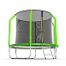 EVO JUMP Cosmo 8ft (Green) Батут с внутренней сеткой и лестницей, диаметр 244 см (зеленый)